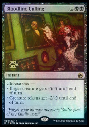 Bloodline Culling [Innistrad: Midnight Hunt Prerelease Promos] | Good Games Morley