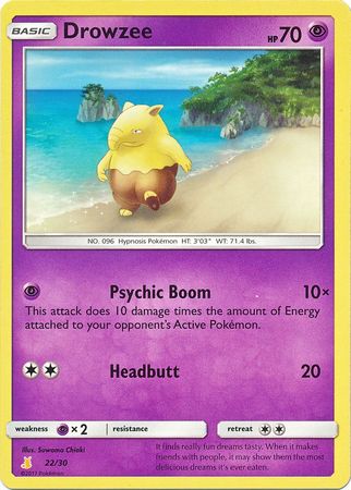 Drowzee (22/30) [Sun & Moon: Trainer Kit - Alolan Raichu] | Good Games Morley