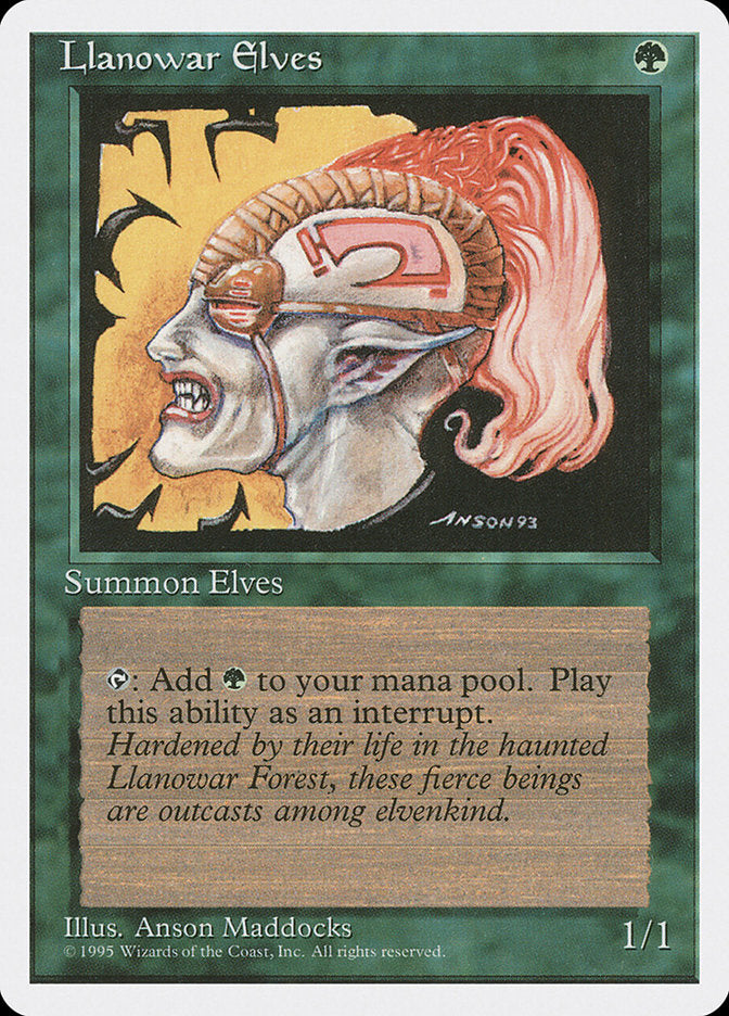 Llanowar Elves [Fourth Edition] | Good Games Morley