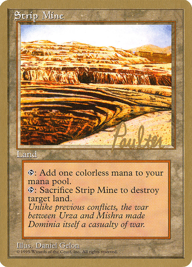 Strip Mine (Preston Poulter) [Pro Tour Collector Set] | Good Games Morley