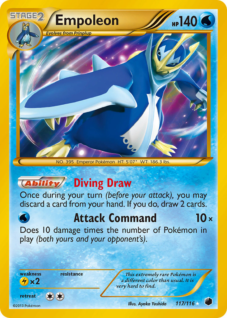 Empoleon (117/116) [Black & White: Plasma Freeze] | Good Games Morley