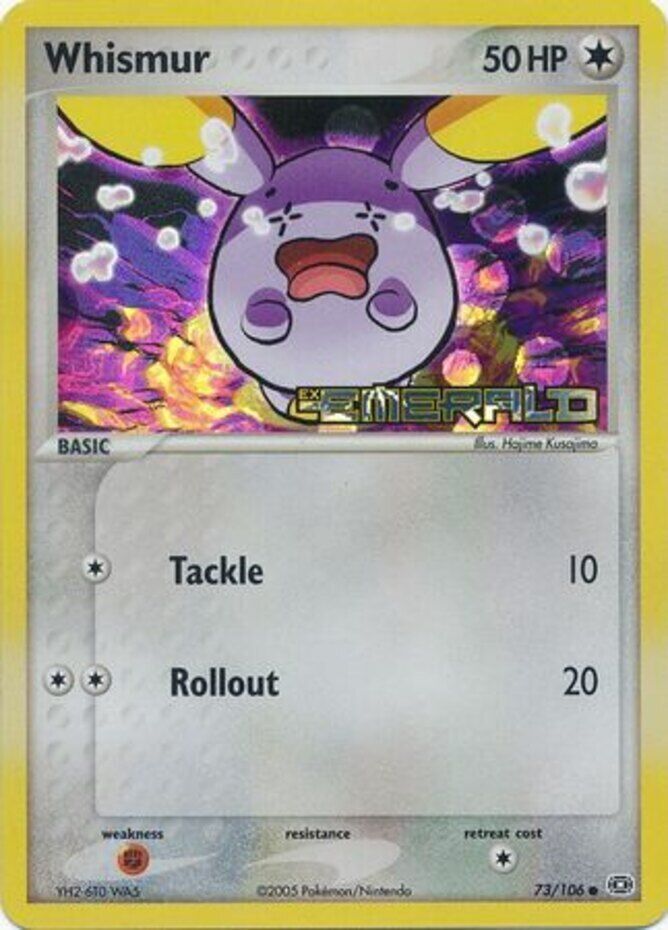 Whismur (73/106) (Stamped) [EX: Emerald] | Good Games Morley