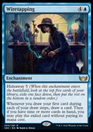 Wiretapping (Promo Pack) [Streets of New Capenna Promos] | Good Games Morley