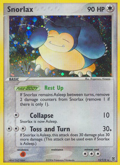 Snorlax (15/112) [EX: FireRed & LeafGreen] | Good Games Morley