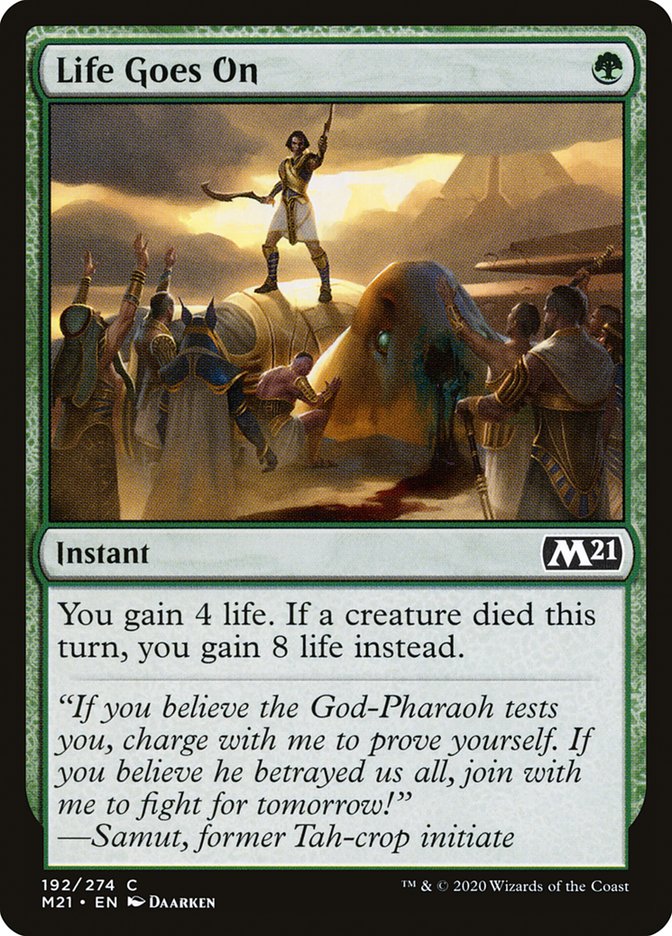 Life Goes On [Core Set 2021] | Good Games Morley