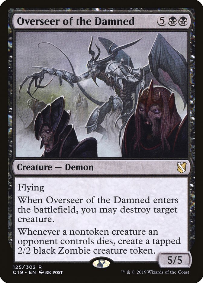 Overseer of the Damned [Commander 2019] | Good Games Morley