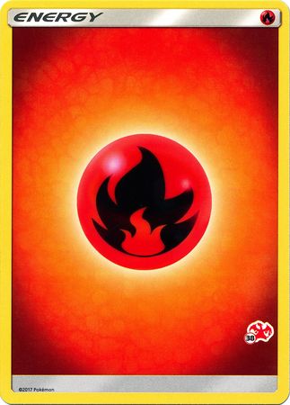 Fire Energy (Charizard Stamp #38) [Battle Academy 2020] | Good Games Morley