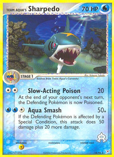 Team Aqua's Sharpedo (18/95) [EX: Team Magma vs Team Aqua] | Good Games Morley