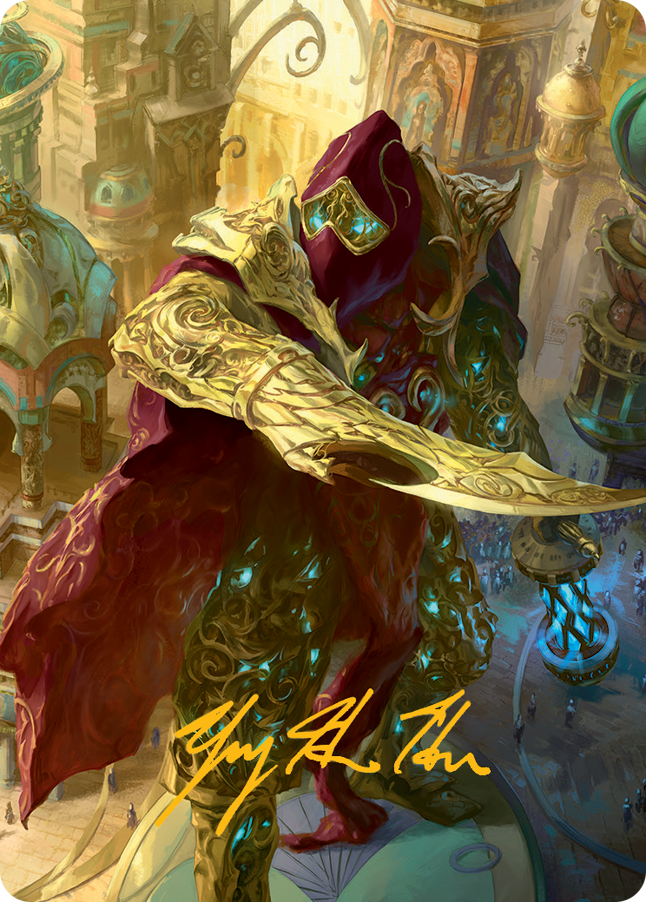 Baral, Chief of Compliance Art Card (Gold-Stamped Signature) [March of the Machine Art Series] | Good Games Morley