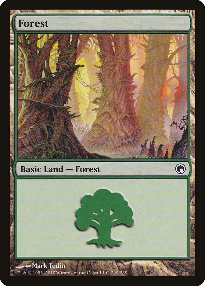 Forest (249) [Scars of Mirrodin] | Good Games Morley