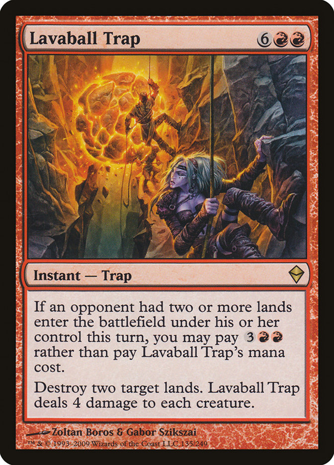 Lavaball Trap [Zendikar] | Good Games Morley