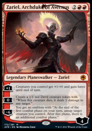 Zariel, Archduke of Avernus (Promo Pack) [Dungeons & Dragons: Adventures in the Forgotten Realms Promos] | Good Games Morley
