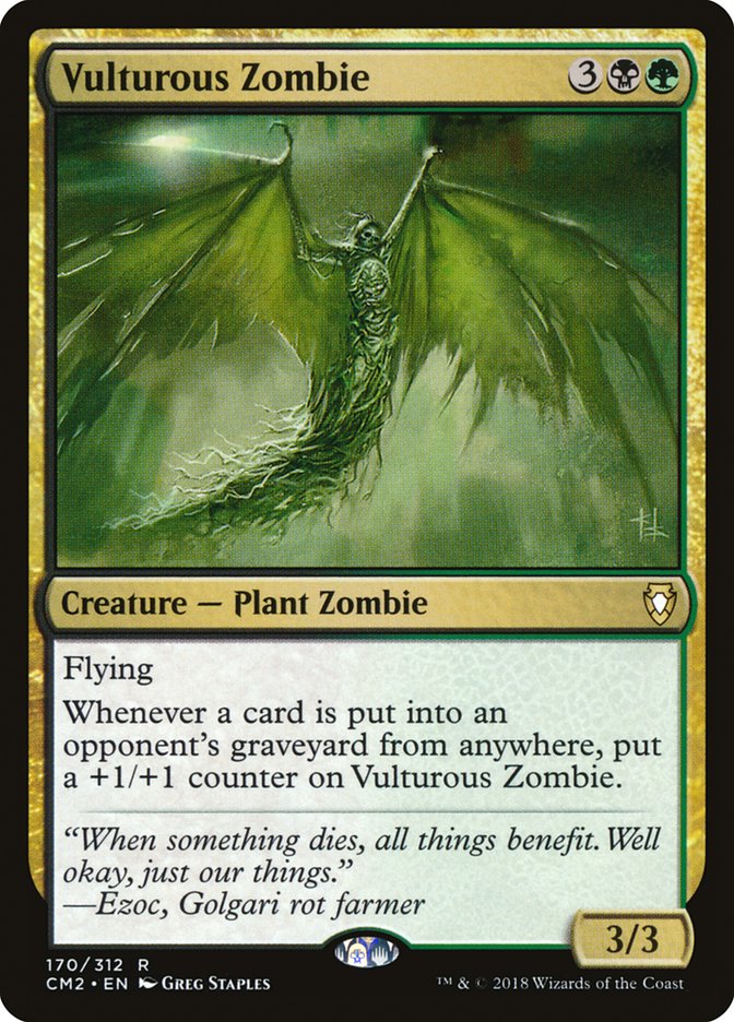 Vulturous Zombie [Commander Anthology Volume II] | Good Games Morley