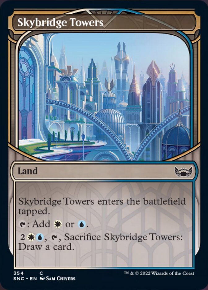 Skybridge Towers (Showcase Skyscraper) [Streets of New Capenna] | Good Games Morley