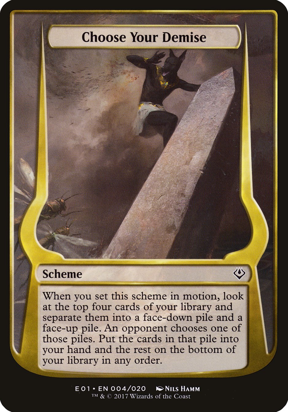 Choose Your Demise (Schemes) [Archenemy: Nicol Bolas Schemes] | Good Games Morley