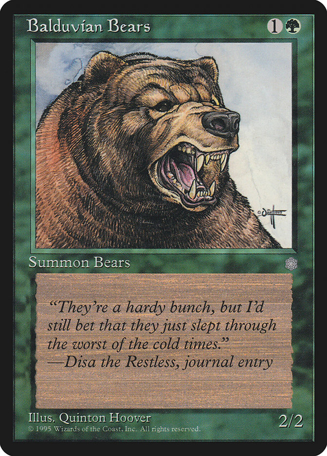 Balduvian Bears [Ice Age] | Good Games Morley