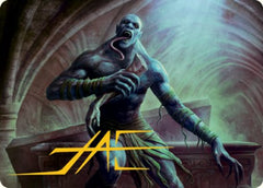Ghoul Art Card (Gold-Stamped Signature) [Dungeons & Dragons: Adventures in the Forgotten Realms Art Series] | Good Games Morley