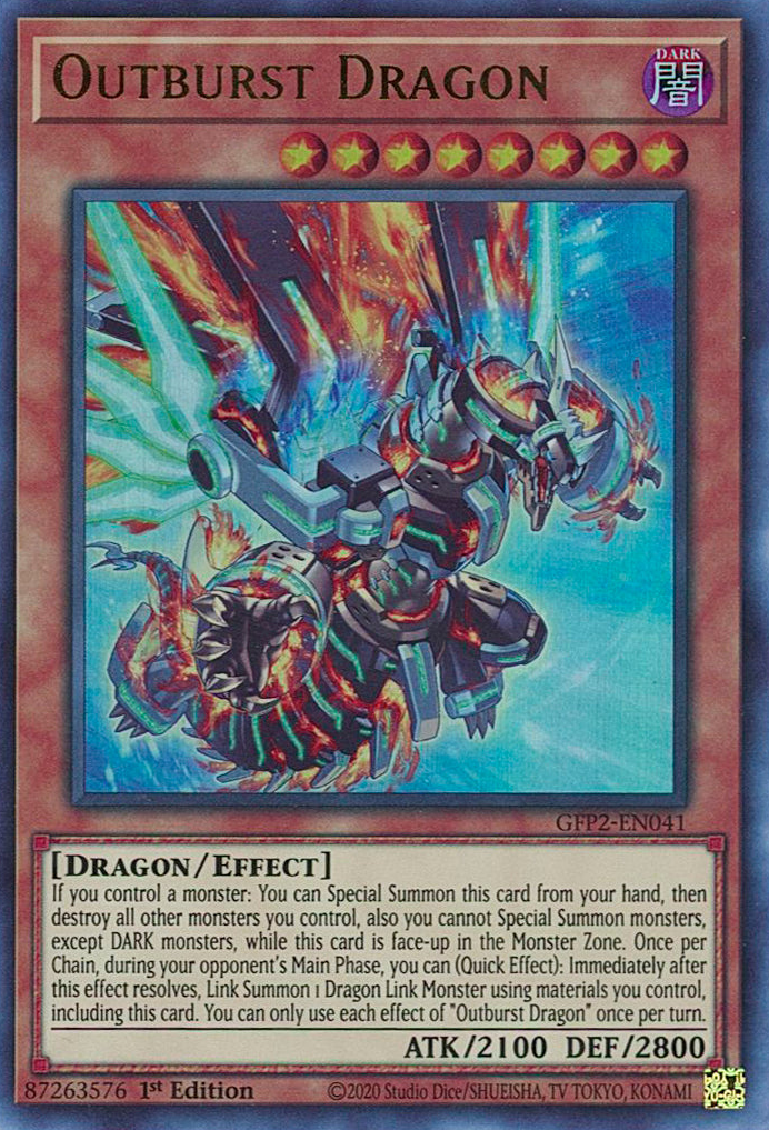 Outburst Dragon [GFP2-EN041] Ultra Rare | Good Games Morley