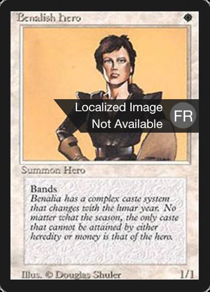 Benalish Hero [Foreign Black Border] | Good Games Morley