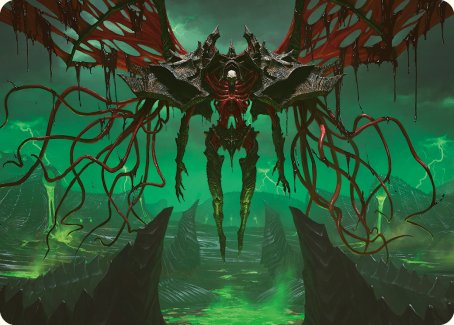 Archfiend of the Dross Art Card [Phyrexia: All Will Be One Art Series] | Good Games Morley