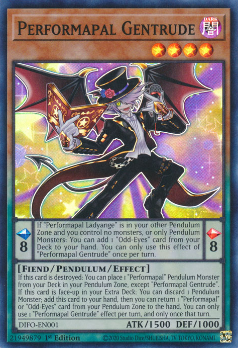 Performapal Gentrude [DIFO-EN001] Super Rare | Good Games Morley