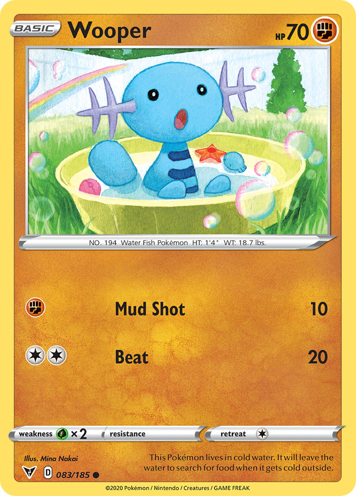 Wooper (083/185) [Sword & Shield: Vivid Voltage] | Good Games Morley