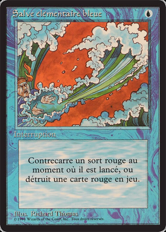 Blue Elemental Blast [Foreign Black Border] | Good Games Morley