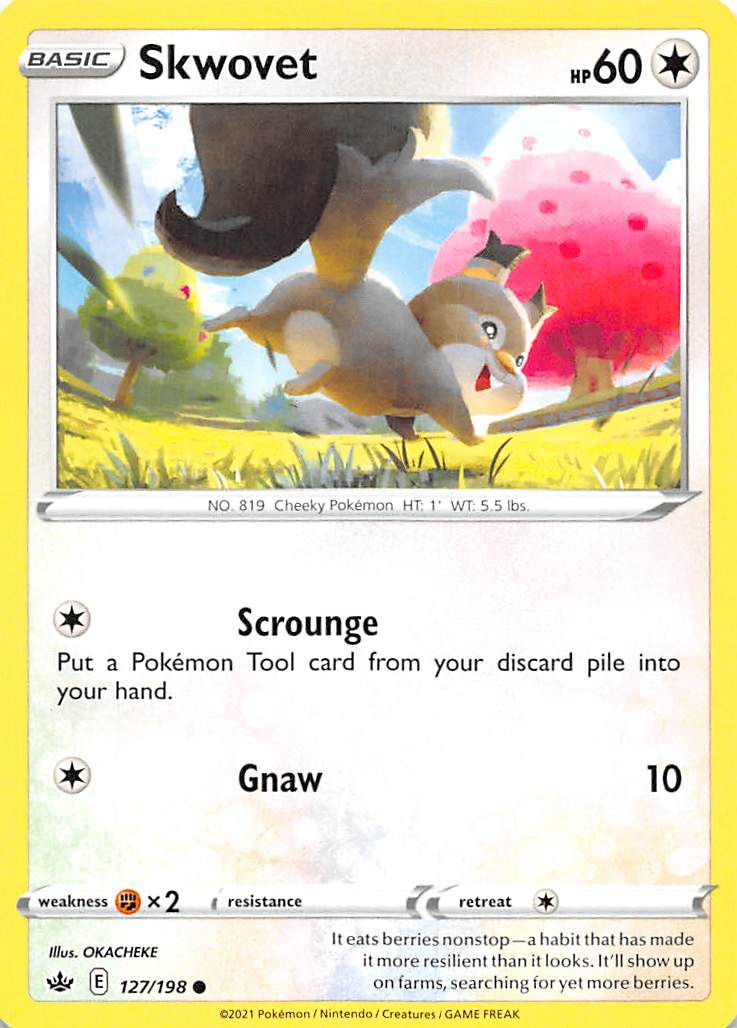 Skwovet (127/198) [Sword & Shield: Chilling Reign] | Good Games Morley