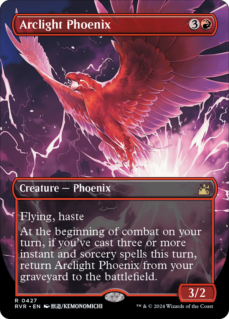 Arclight Phoenix (Anime Borderless) [Ravnica Remastered] | Good Games Morley