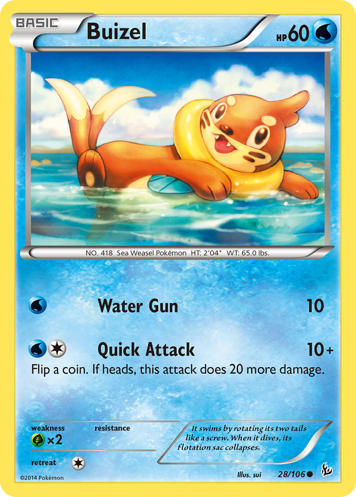 Buizel (28/106) [XY: Flashfire] | Good Games Morley
