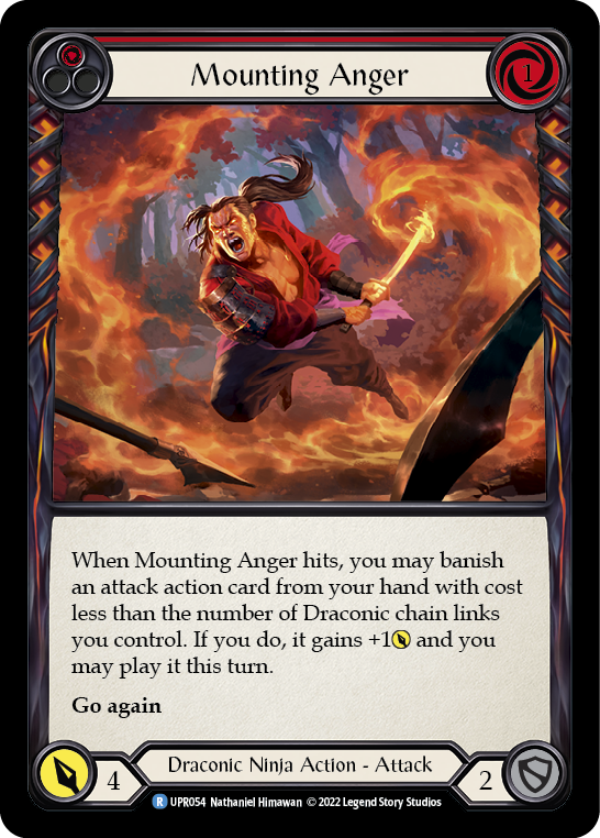 Mounting Anger (Red) [UPR054] (Uprising)  Rainbow Foil | Good Games Morley