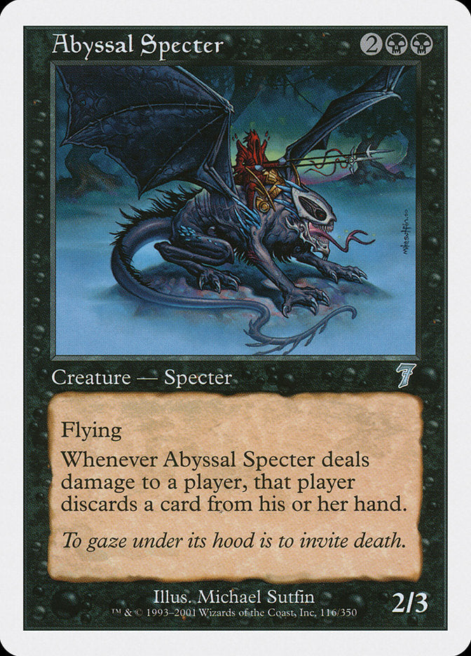 Abyssal Specter [Seventh Edition] | Good Games Morley