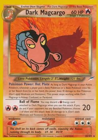 Dark Magcargo (18/105) [Neo Destiny Unlimited] | Good Games Morley