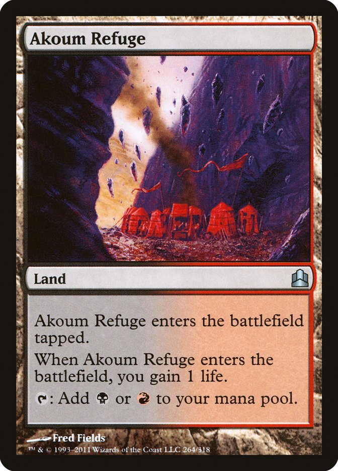 Akoum Refuge [Commander 2011] | Good Games Morley