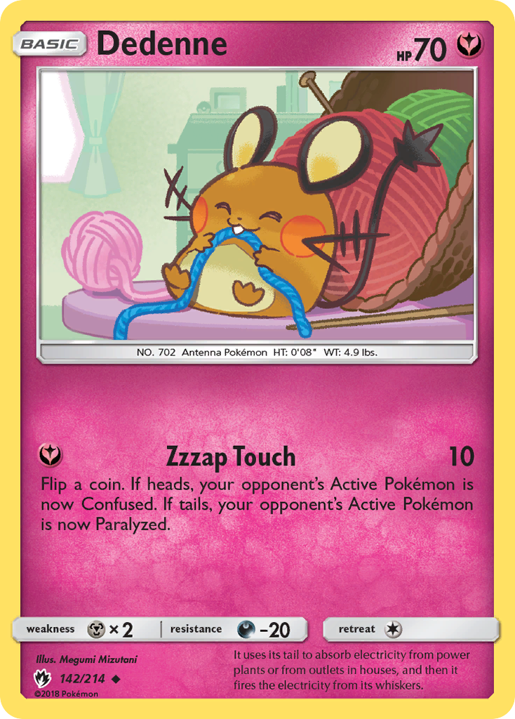 Dedenne (142/214) [Sun & Moon: Lost Thunder] | Good Games Morley
