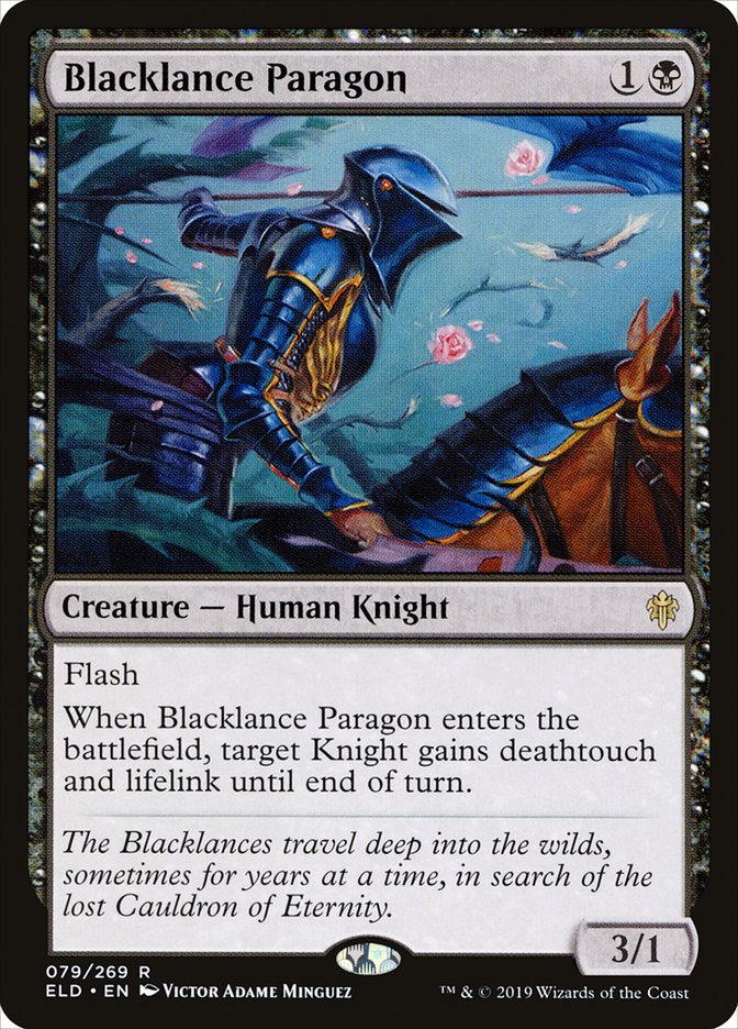Blacklance Paragon [Throne of Eldraine] | Good Games Morley