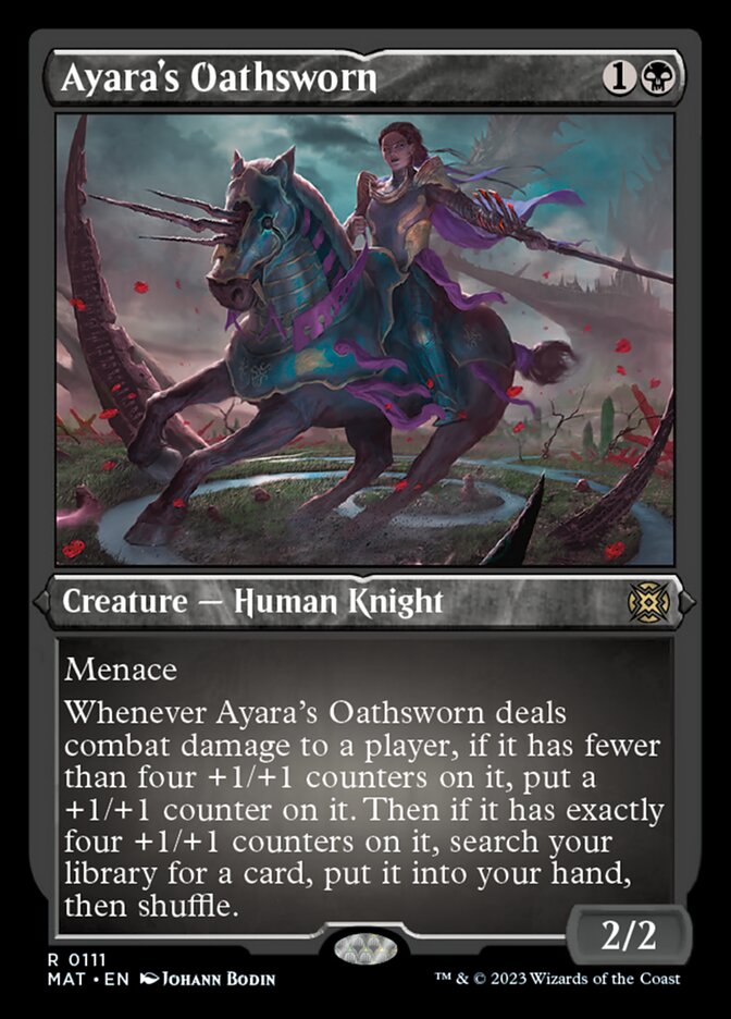Ayara's Oathsworn (Foil Etched) [March of the Machine: The Aftermath] | Good Games Morley