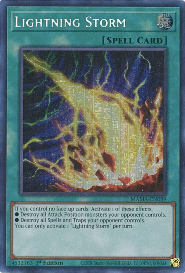 Lightning Storm [MAMA-EN089] Secret Pharaoh's Rare | Good Games Morley