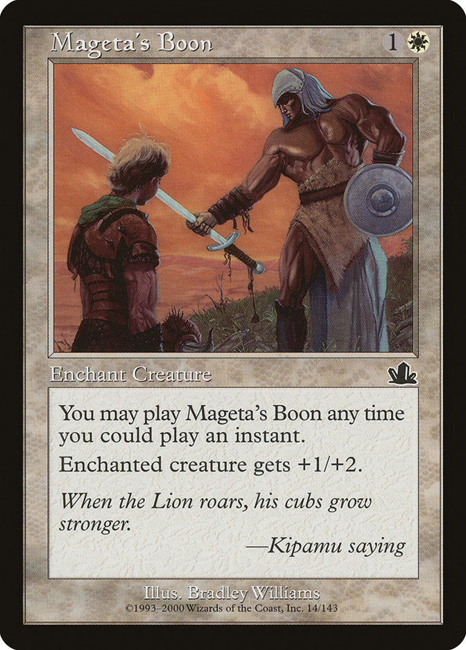 Mageta's Boon [Prophecy] | Good Games Morley