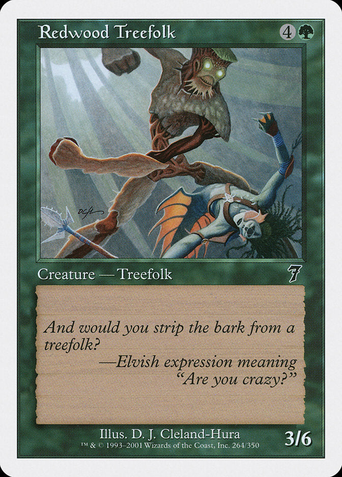 Redwood Treefolk [Seventh Edition] | Good Games Morley