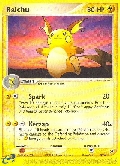 Raichu (13/95) [EX: Team Magma vs Team Aqua] | Good Games Morley