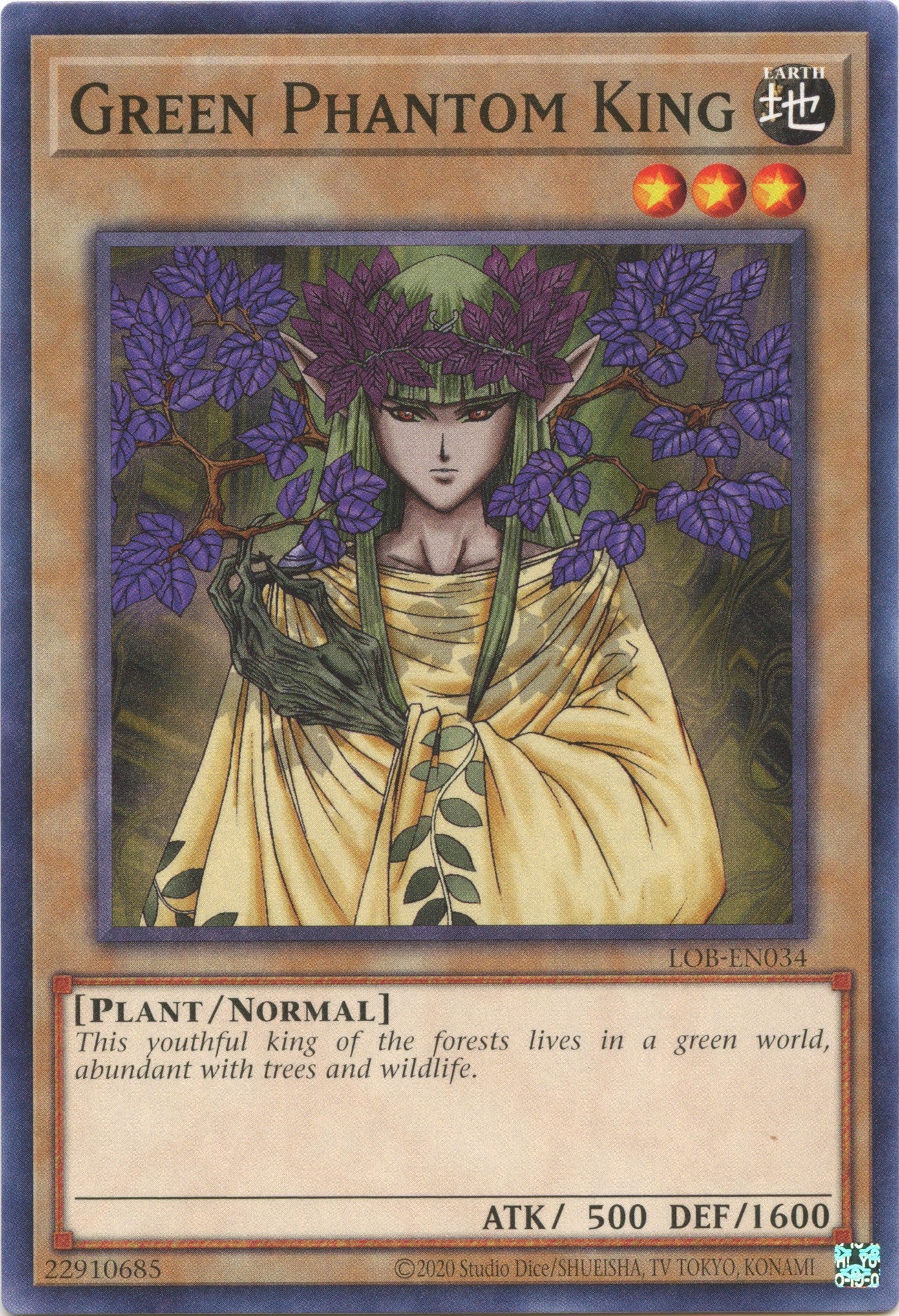 Green Phantom King (25th Anniversary) [LOB-EN034] Common | Good Games Morley