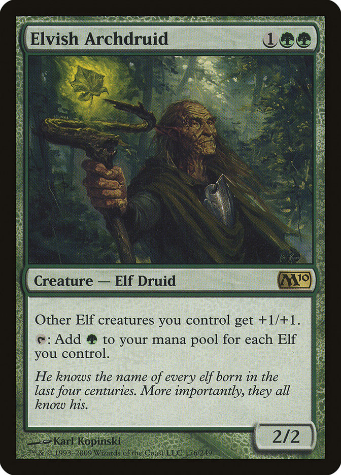 Elvish Archdruid [Magic 2010] | Good Games Morley