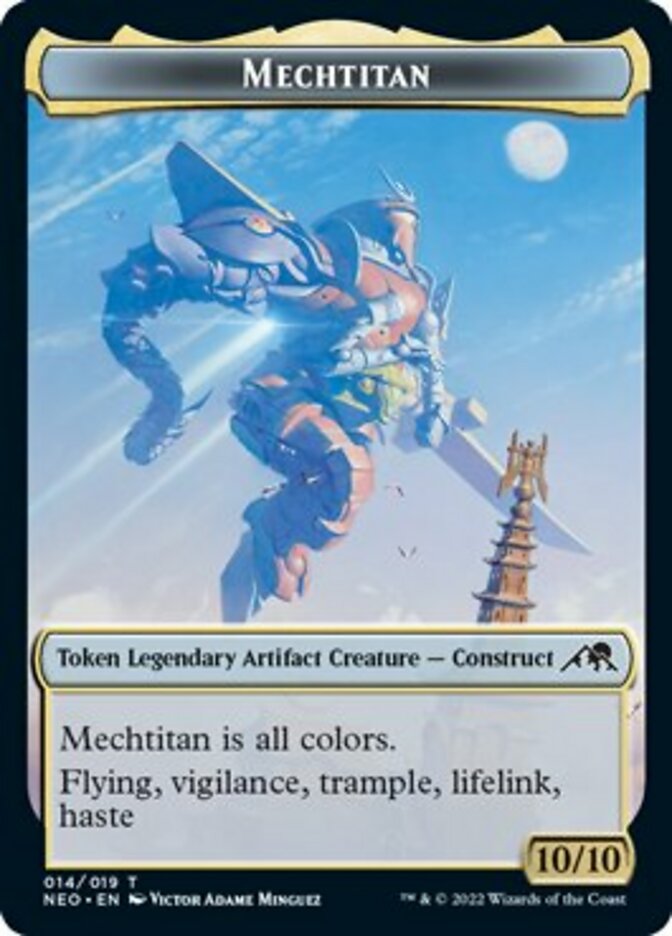 Mechtitan Token [Kamigawa: Neon Dynasty Tokens] | Good Games Morley