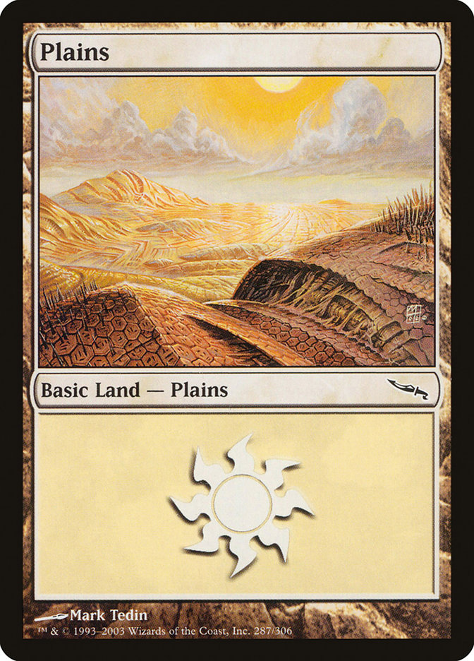 Plains (287) [Mirrodin] | Good Games Morley