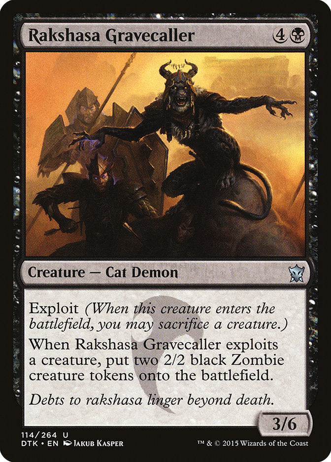 Rakshasa Gravecaller [Dragons of Tarkir] | Good Games Morley