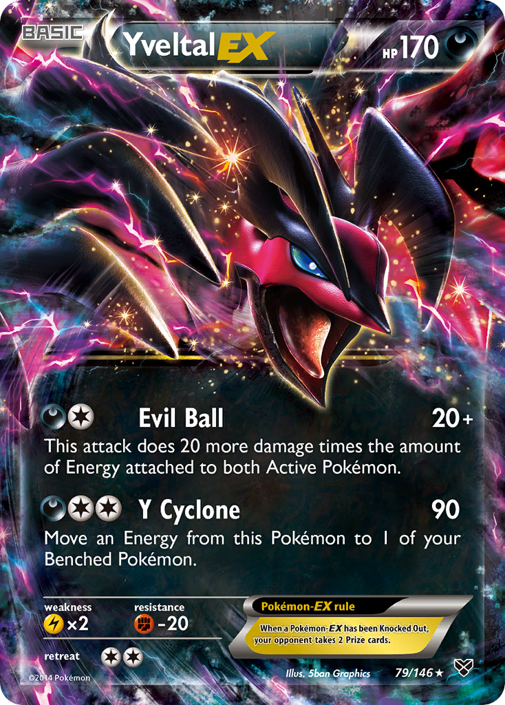 Yveltal EX (79/146) [XY: Base Set] | Good Games Morley