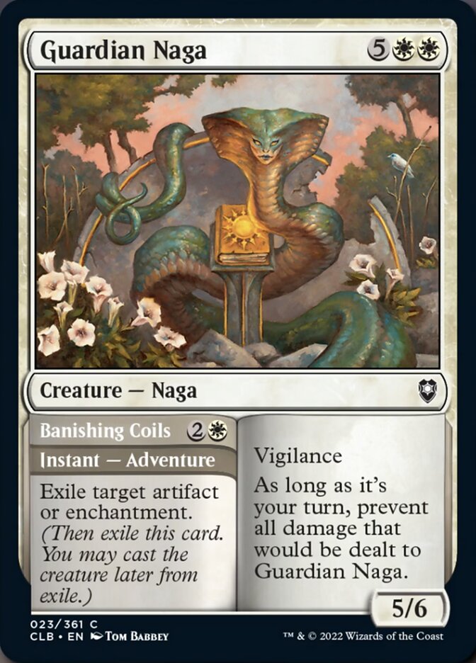 Guardian Naga // Banishing Coils [Commander Legends: Battle for Baldur's Gate] | Good Games Morley