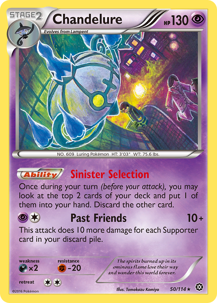 Chandelure (50/114) [XY: Steam Siege] | Good Games Morley