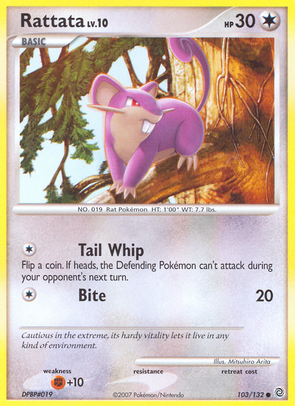 Rattata (103/132) [Diamond & Pearl: Secret Wonders] | Good Games Morley